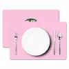This is art - Tekst - Cirkel - Groen Placemat vinyl groot -zzsfeer2_Kitchenyeah-website