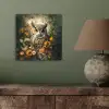 Uil - Vogels - Bloemen - Natuur aluminium wit klein -sfeer2