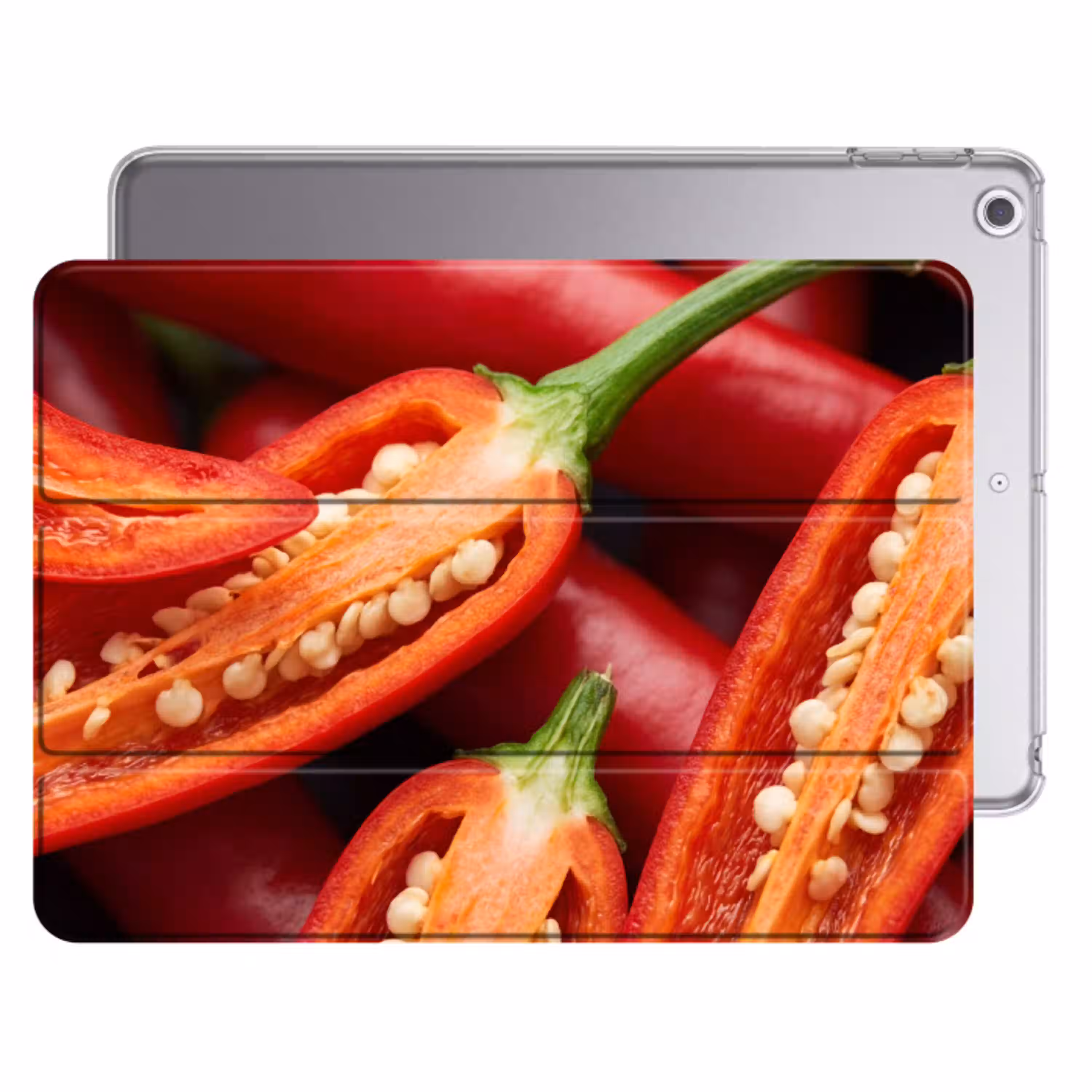 Chilipeper - Open - Rood Apple iPad 2017 middel -threedimensional_3d_global