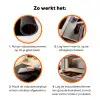 Vurige Blik Inductie beschermer vinyl 3mm klein -zzzzzzz-td-werking