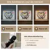 Handen - Hart - Street art - Graffiti Light Box met batterij (Wandlamp) middel -USP_lichtkleurNL
