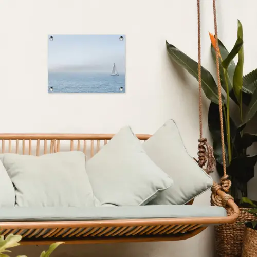 Horizon - Zeilboot - Zee tuinposter los doek klein -sfeer7