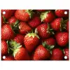 Aardbei - Fruit - Rood tuinposter los doek klein -3d