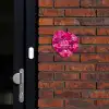 Roze rozen - Sierlijk Naambord Organisch middel -sfeer1