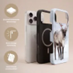 Rendier - Gewei - Toendra - Sneeuw - Wild Toughcase MagSafe Apple iPhone 17 Pro Max klein -USP_Lagen_NL