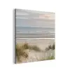 Zandstrand - Bewolkt - Duinen aluminium wit klein -3d