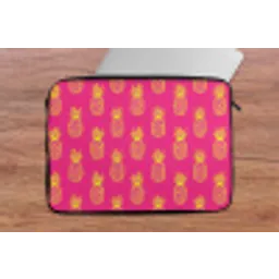 Ananas - Trendy - Roze laptophoes neopreen klein 279 -tafel