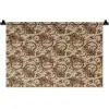 Warm - Bloemen - Groen - Rood Wandkleed katoen klein 269 -zz3d