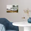 Italiaans landschap parasoldennen - Kunst - Hendrik Voogd - Schilderij - Zwart wit - Oude meesters poster papier klein -sfeer3