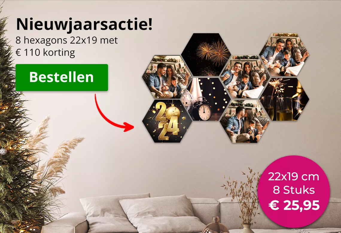 8 hexagons 22x19 met 110 euro korting 