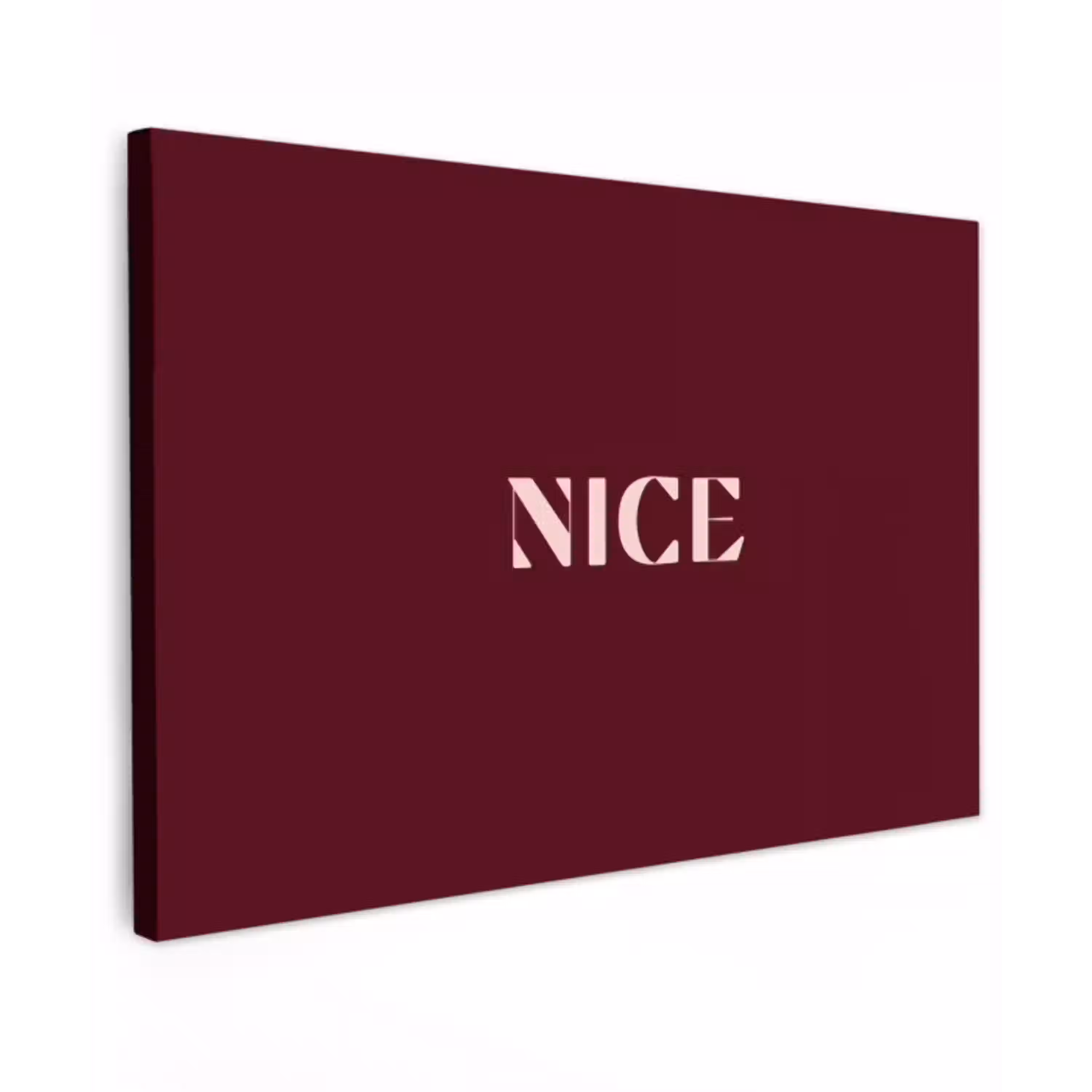 Nice - Bordeaux - Roze canvas 2cm klein -z3d