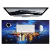 Skyline Toronto - Modern - Stadslicht - Blauw Muismat XXL klein -3d
