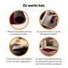 Nice - Bordeaux - Roze Inductie beschermer vinyl 3mm klein -zzzzzzz-td-werking