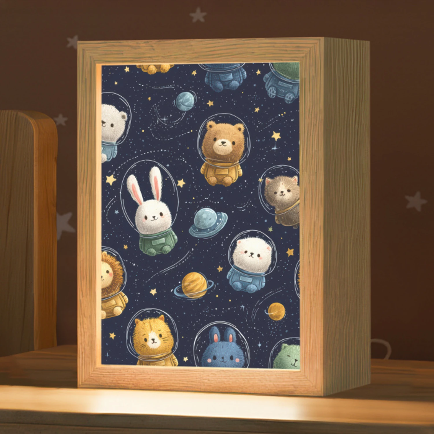 Dieren - Sterrenhemel - Ruimte Light Box met kabel klein -zzz_3d_website