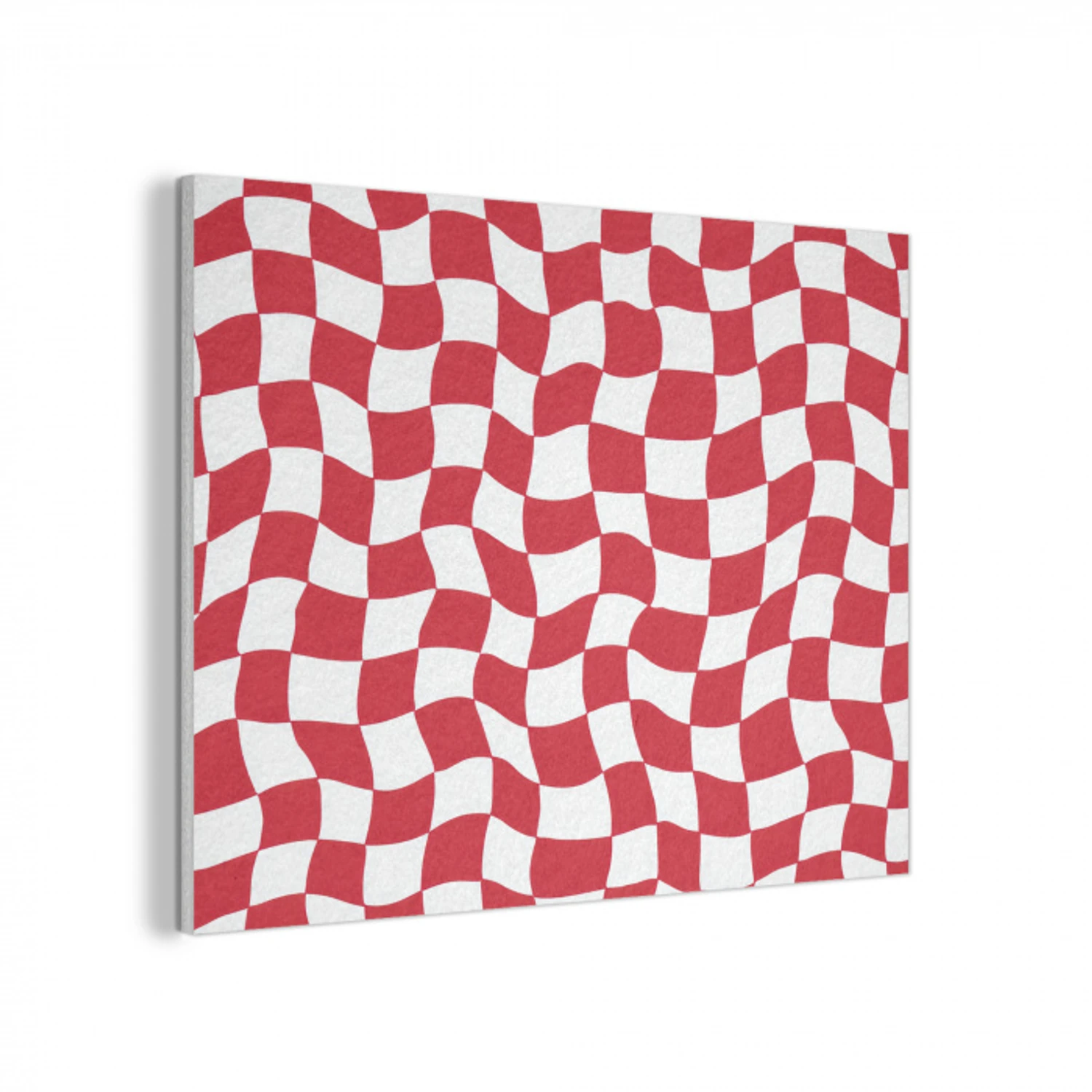 Golvend - Patroon - Rood PET vilt klein 837 -3d