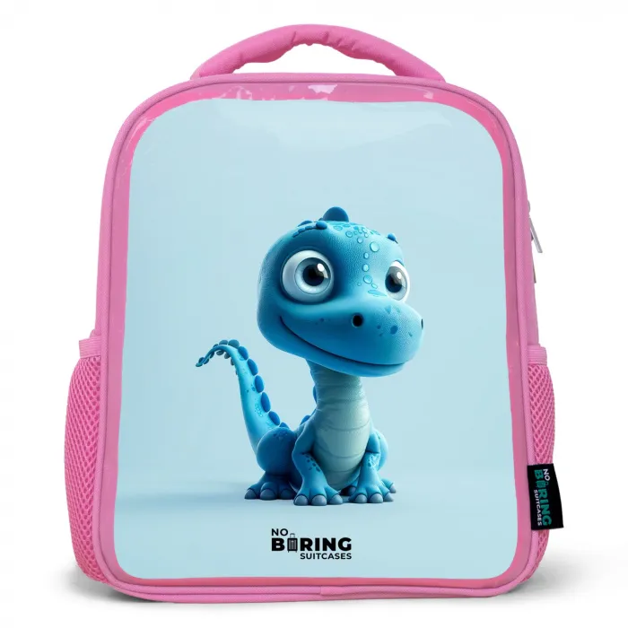 Blije Bronto Kinderrugzak - Roze middel -3d