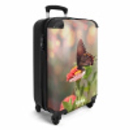 Vlinder op een bloem NBS - Handbagage koffer - Unisex middel -productfoto_3d