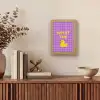 Tekst - Eend - Paars Light Box met kabel (Tafellamp) klein -sfeer2