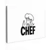 Keuken - Koken - Bakken - Chef - Master Chef - Kok - Tekst canvas 2cm klein -z3d