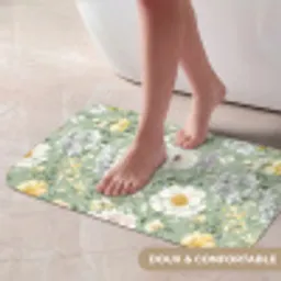 Klassiek - Bloemenpatroon - Kleurrijk Badmat klein 997 -USP_ZachtFR