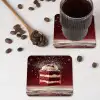 Rode - Velvet - Taart - Eten onderzetter kurk middel -sfeer2