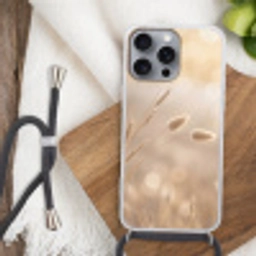 Hazestaartgras - Graanharen - Zonlicht Hoesje iPhone 16 Pro Max met koord klein -sfeer4