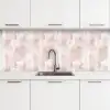 Penseelstrepen - Verbleekte - Roze keuken achterwand 2 middel 871 -3d