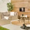 Kalf - Oormerk - Houten stal tuinposter los doek klein -sfeer4