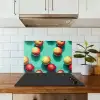 Appels - Water - Turquoise keuken achterwand spatscherm klein 900 -sfeer2