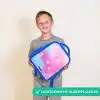 Sterren - Roze - Blauw Kinderrugzak - Blauw middel -sfeer1_NL