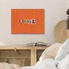 Cool - Stippen - Oranje PET vilt klein -sfeer3