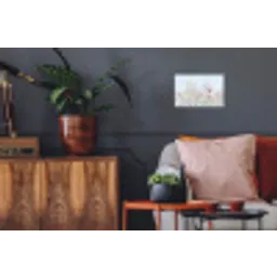 Weidebloemen - Illustratie - Kleurrijk Muursticker klein -kamerbank