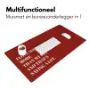 Rood - Quote - Liefde Muismat XXL klein -sfeer4