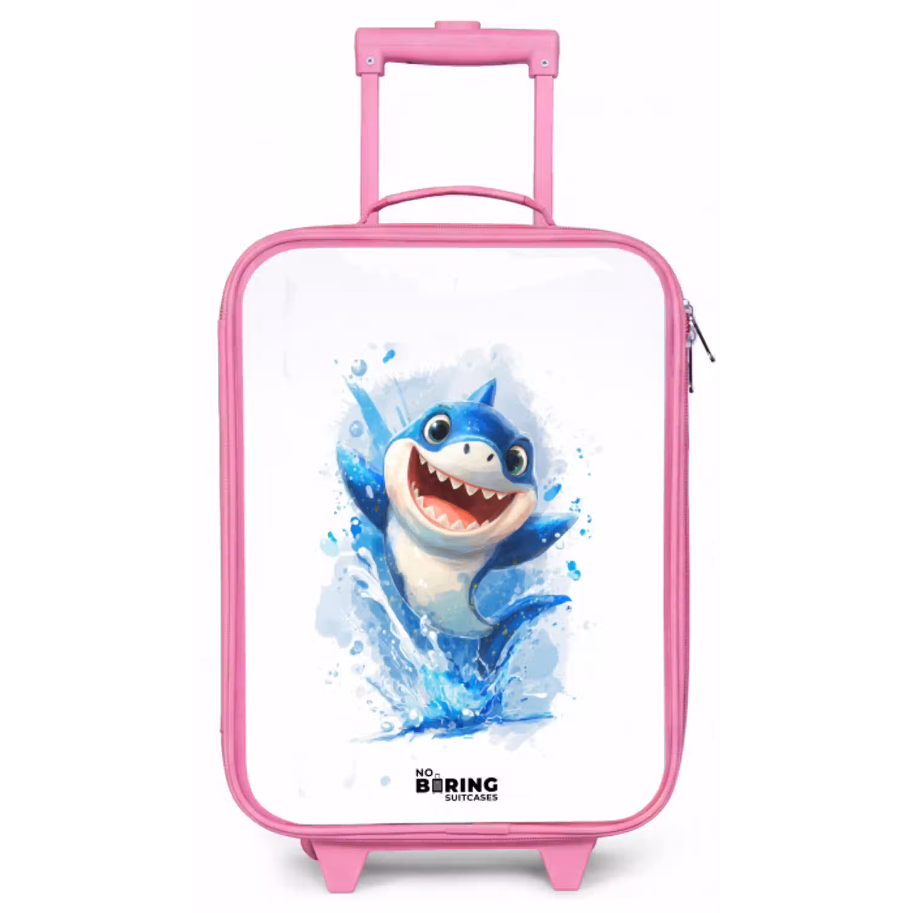 Haai - Tanden - Water Kinderkoffer - Roze klein -zz3dotto
