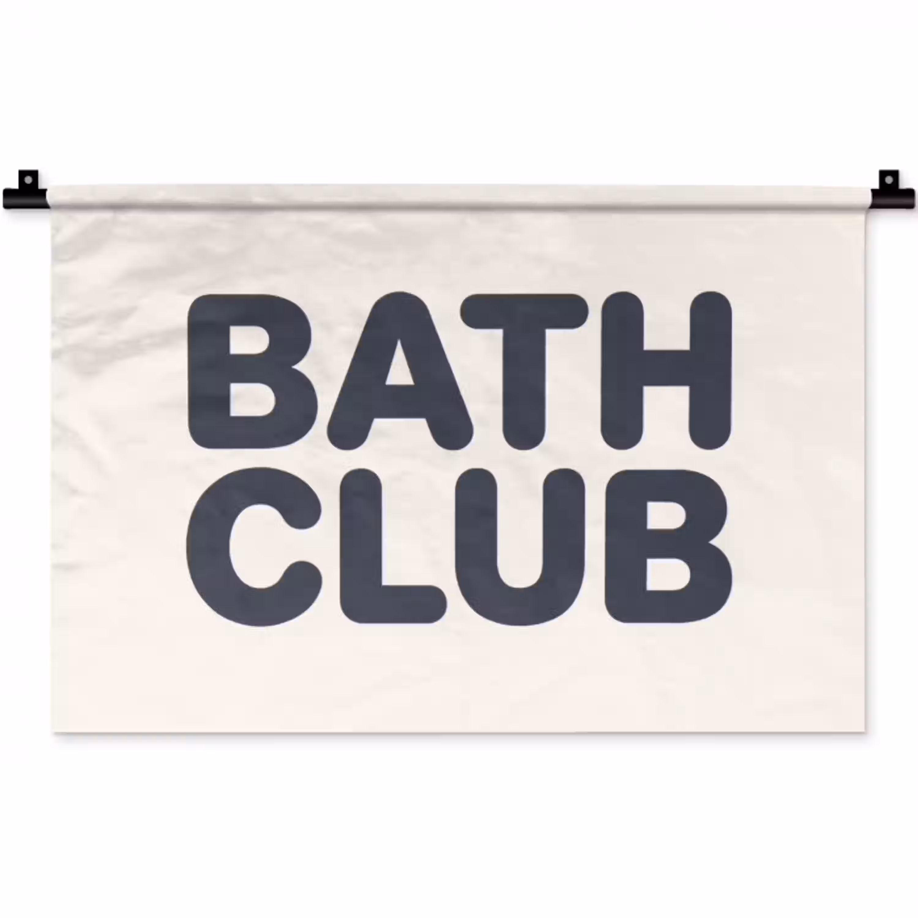 Quote - Grijs - Wit Wandkleed katoen klein -zz3d