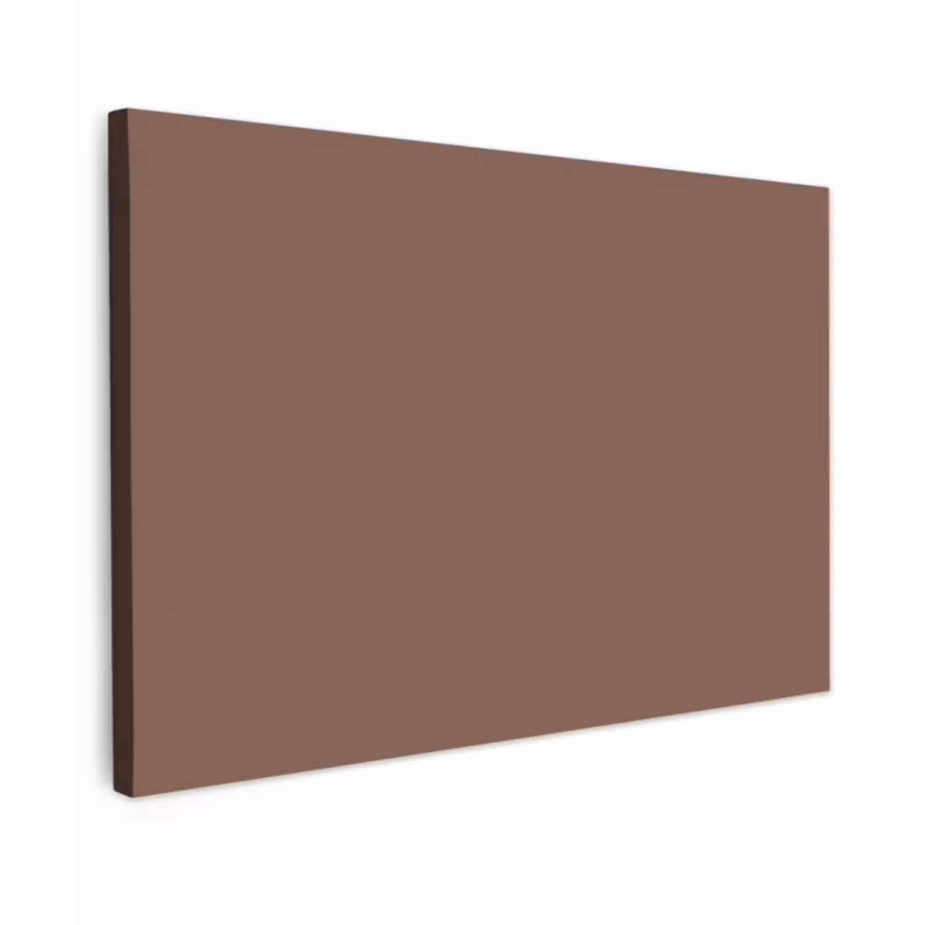 Muted - Chestnut - Bruin Tuinposter op houten frame 2 cm dik klein 845 -3d