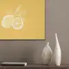 Citroenen - Illustratie - Minimalistisch - Geel PET vilt klein -sfeer6_closeup