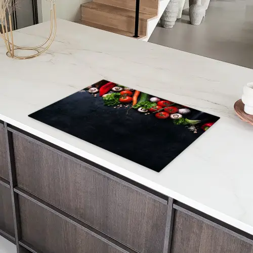 Verse Oogst in de Keuken Inductie beschermer vinyl 3mm klein -sfeer8