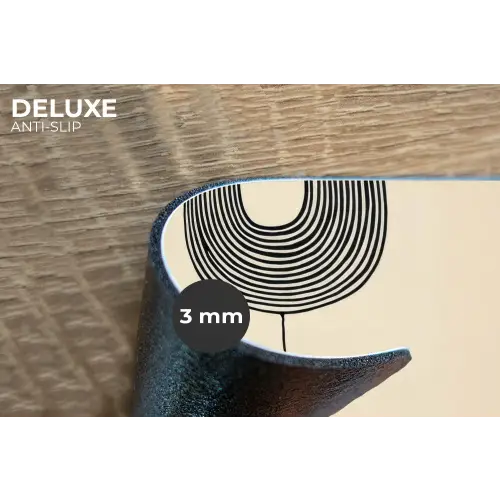 Geometrische bogen - Minimalistisch - Symmetrisch Placemat vinyl groot -closeup