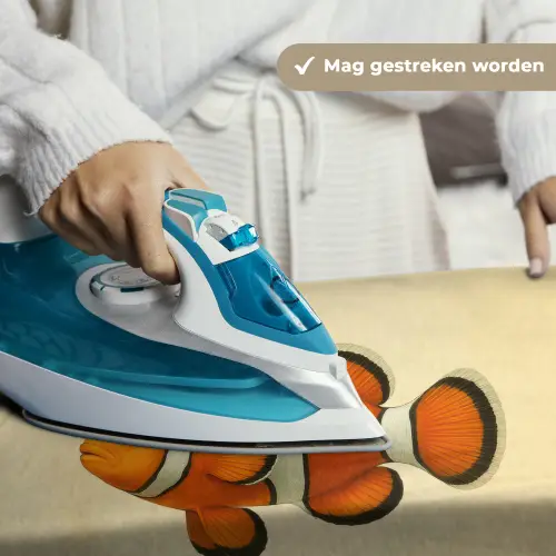 Vis - Oranje - Strepen Wandkleed katoen klein -sfeer9