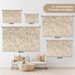 Luipaard - Klassiek - Beige Wandkleed katoen klein 269 -tsfeer8_DE