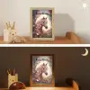 Paard - Natuur - Bloemen - Vlinders - Bos Light Box met kabel (Kinderlampje) klein -sfeer3_kind
