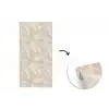 Lichtbeige - Goudbruine Nerven - Marmer fotobehang vinyl groot 64 -3d