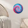 Spiraal - Roze - Draaiend Wandcirkel kunststof plaat 5mm dik klein -sfeer5