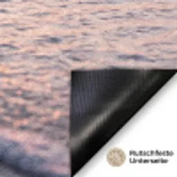 Meeuwen - Strand - Zee - Roze Deurmat klein -antislip_DE