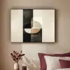 Modern - Vierkant - Vormen Textielframe zwart klein -sfeer1