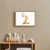 Giraf - Baby - Dieren - Roze ballon Light Box met batterij (Wandlamp kind) middel -sfeer2_kind