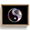 Yin-Yang - Cirkel - Regenboog Dienblad Rechthoek middel -z3d_shopping