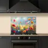 Bloemen - Natuur - Botanisch - Kunst keuken achterwand spatscherm klein -sfeer1