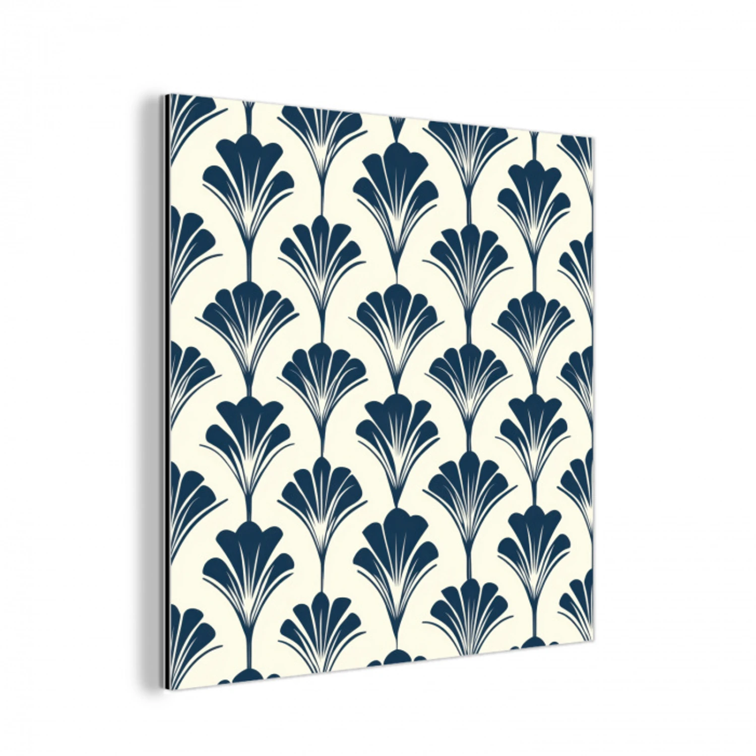 Klassiek - Motief - Blauw aluminium wit klein 46 -3d